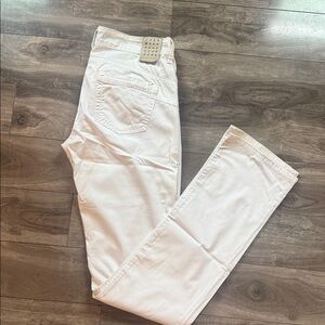 Women's White Straight Leg Pants